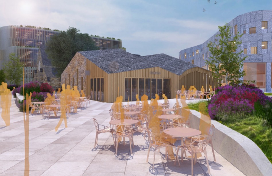 Computer generated image of St David’s Square