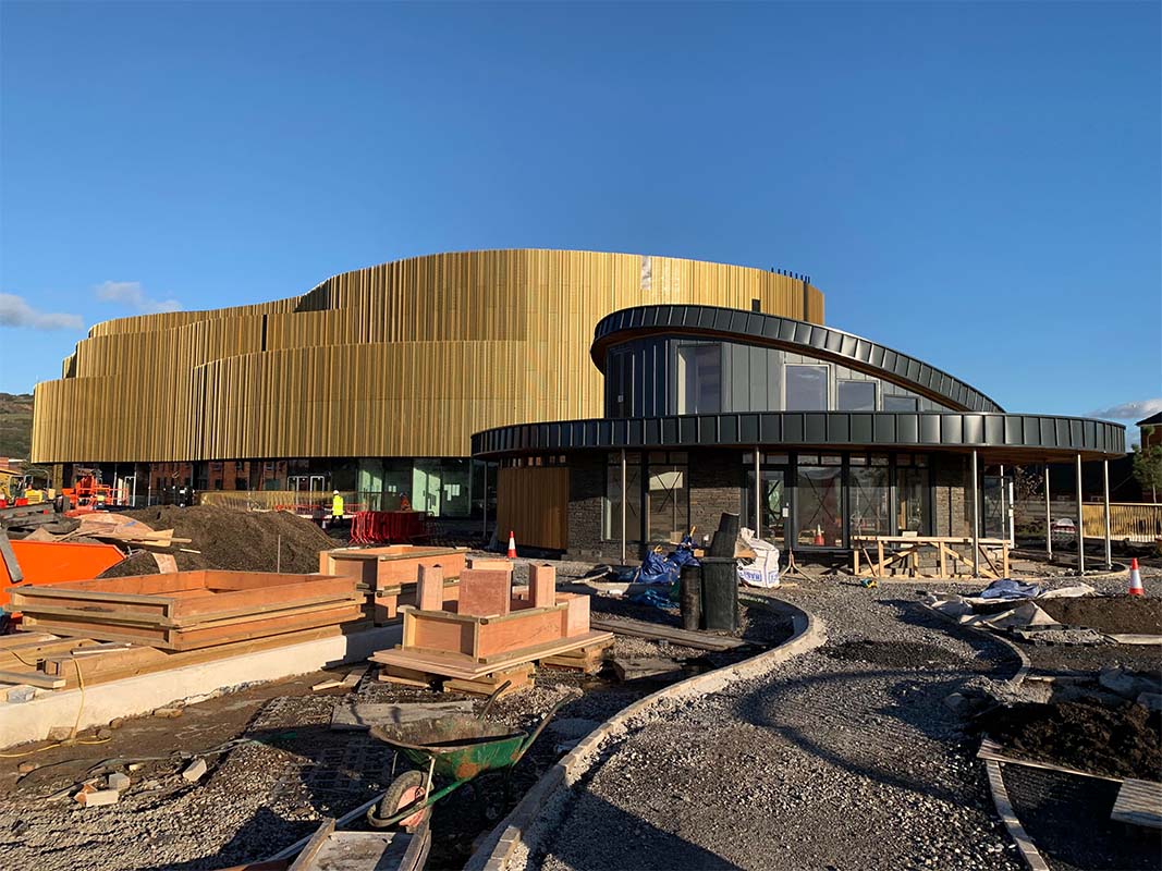 Copr Bay construction progress - November 2021