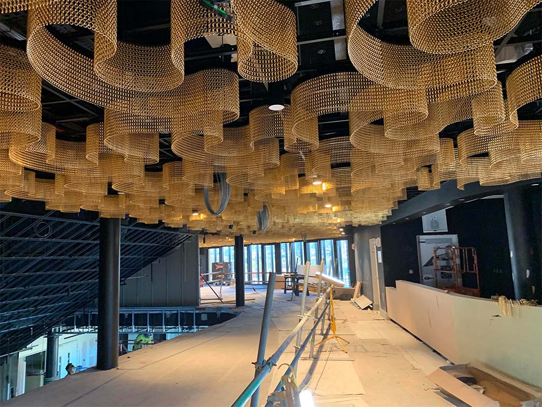 Copr Bay construction progress - November 2021