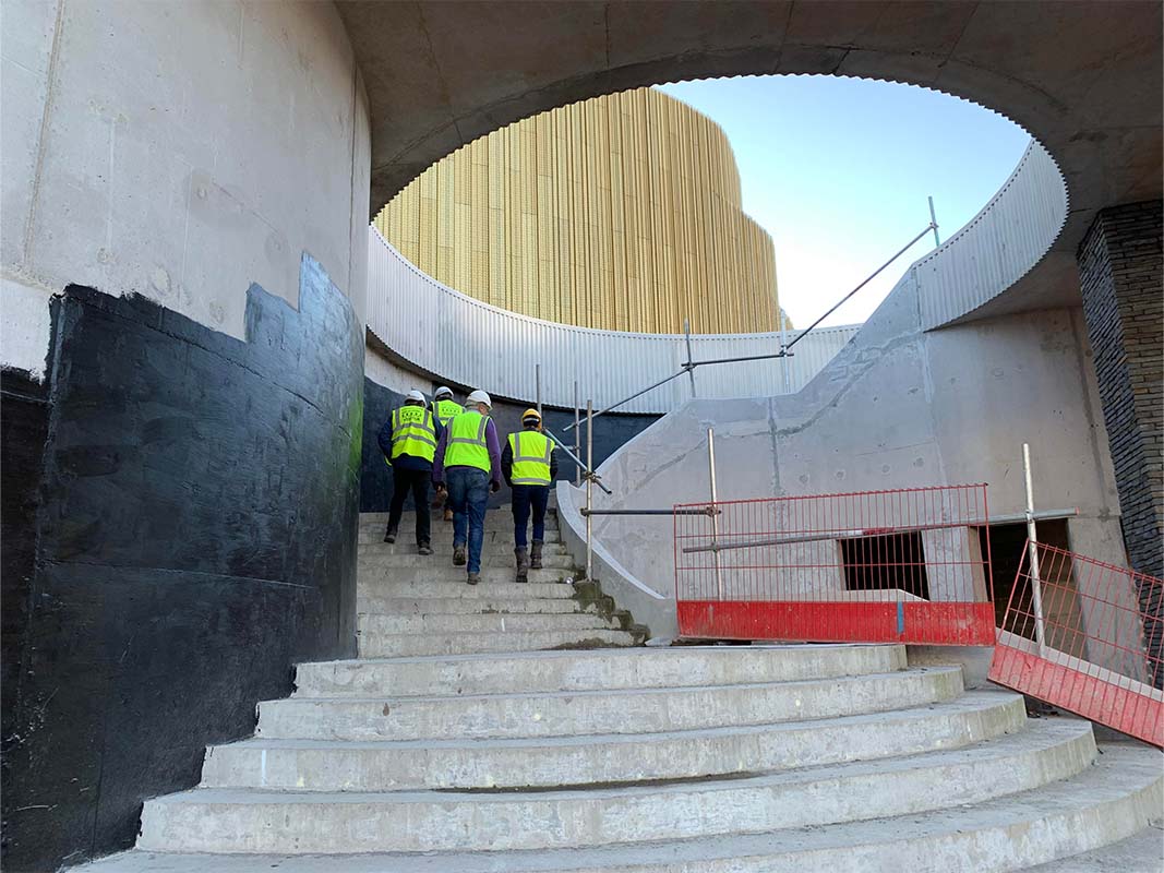 Copr Bay construction progress - November 2021